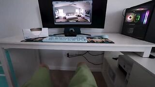 Spy drone captures stepbrother’s reaction to seeing his girl getting fucked