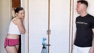 The curious neighbor from Argentina has big boobs and a sexy body