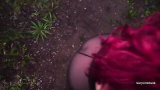 Me and my mate fucked Russian slut in the forest