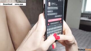 A cute 18-year-old girl shared her tits on a dating site