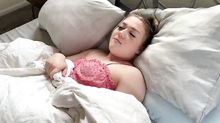 A cute teen plays hooky with her stepdad in a steamy scene