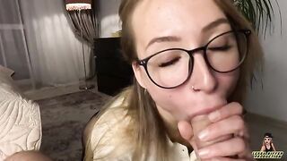 The cutie is having fun with her boss after work, exploring new sensations