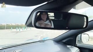 The girl has sex with taxi driver and pays him with her panties