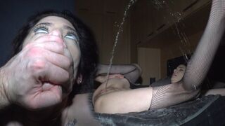 She came down from a powerful orgasm, her body shaking violently with intensity