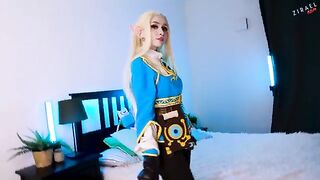 Princess Zelda fucks with the guy instead of waiting for Link