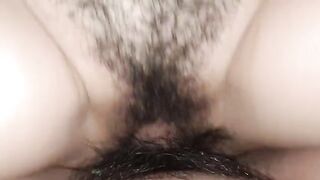 A nice man fucked a woman and she came with wet pussy