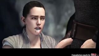 Star Wars compilation with Rey and intense action in 2021
