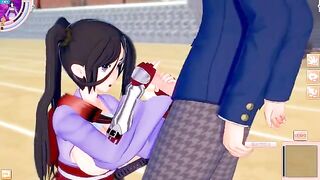 Game Koikatsu! ]Have sex with Big tits DanMachi Yamato Mikoto's 3DCG erotic anime video