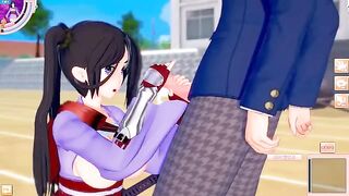 Game Koikatsu! ]Have sex with Big tits DanMachi Yamato Mikoto's 3DCG erotic anime video