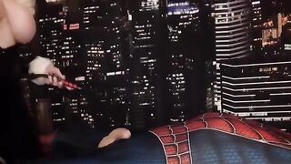 Black Cat has a plan to steal Spider-Man's web fluid, showcasing her seductive skills