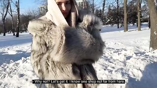 Fucked a hot slut while walking the dog, a rough ride