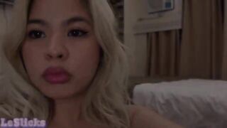 A horny Asian beauty got fucked raw after a steamy shoot