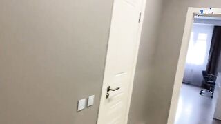 The step-sister called the guy, he came and fucked her in the ass