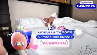 A stepfather fucks his stepdaughter, thinking she is his wife in bed
