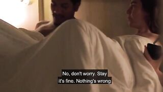 The girl was amazed to see her barefoot uncle wandering around the house