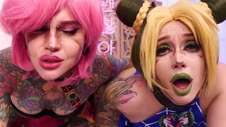 Purple Bitch gets her asshole gapped by horny nerwen