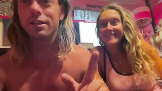 Two muscular guys fucked a girl at the lake in Michigan