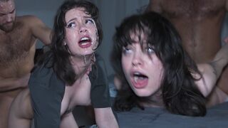 First rough sex with a guy made her squirt like a fountain, she went crazy!