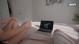 My step sister replaced the series with sex while my parents were away