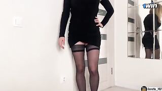 My stepmom checked my dick after our conversation, it was awesome
