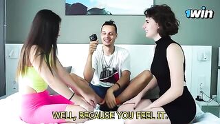 A lesbian twist on the classic 'guess the body part' game show challenge