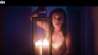 A hot mature woman was fucked by a man on Halloween night in a steamy role-play scene