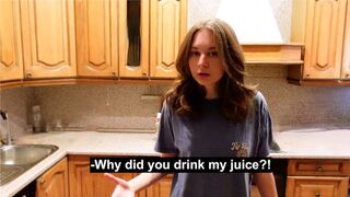 An angry roommate turned into a cute girl after an intimate encounter, in a surprising turn of events