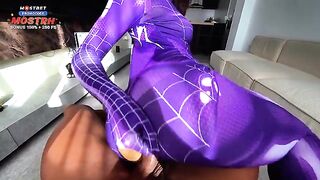 Mary J uses Miles Morales' powers for seducing and fucking