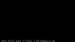Two lesbian beauties are having fun and fucking at night in bed
