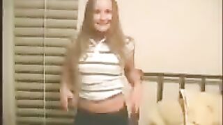 A cute girl has sex with her handsome boyfriends in a steamy scene