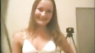 A cute girl has sex with her handsome boyfriends in a steamy scene