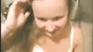 A cute girl has sex with her handsome boyfriends in a steamy scene