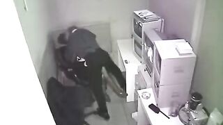The employee was fired for getting intimate with a hidden camera