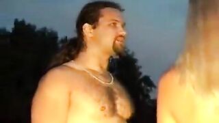Bunch of wet pussies at big Ibiza party with Russian girls