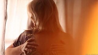 A sexy girl has an amazing massage with her big boobs
