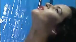 Couple have sex right in the bathroom as usual