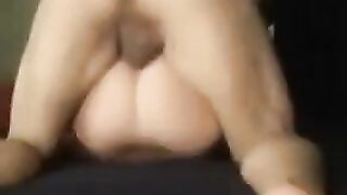 The wife asked her husband's friend to fuck her wet pussy in a steamy threesome