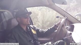 A hot grandma picked up a soldier and took him to her house