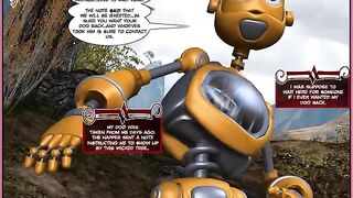 Comic book with sexy robots, a perfect read!