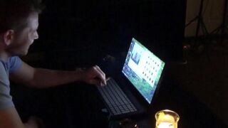 The wife got excited and attacked her husband after watching porn