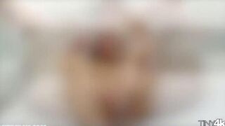 A fat man with a big cock fucks a girl wearing braces