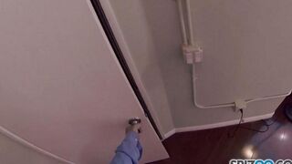 Fucked in stockings by a depraved whore, I finished with a cumshot