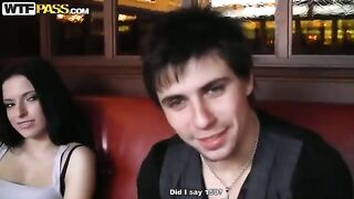 The Russian pickup guys screwed a girl in the cafe toilet for cash