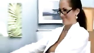 Sexy teacher and student have a hot sex session on the table
