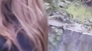 Babe was taken by a stranger at the bus stop and fucked hard