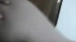 A Negro man fucked his ex-girlfriend and shot the video
