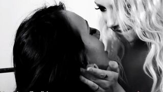 Lesbians fuck each other with a dildo, achieving intense pleasure
