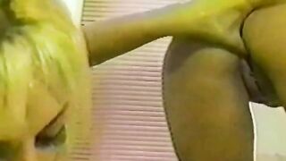 Two girls wash each other's pussy in the shower, creating steamy suds