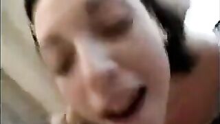 A friend wiped the sperm from the vagina and anus