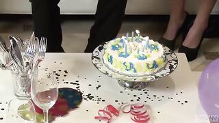 The man fucked his wife in the bathroom, he was very horny